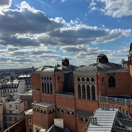 Appartamento Montmartre Belle Vue Parigi Esterno foto